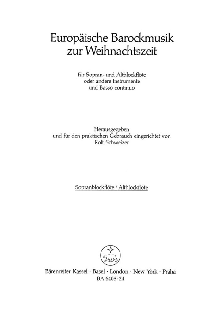 Europaische Barockmusik zur Weihnachtszeit